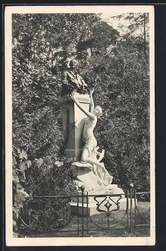 AK Wien, Bruckner-Denkmal im Stadtpark