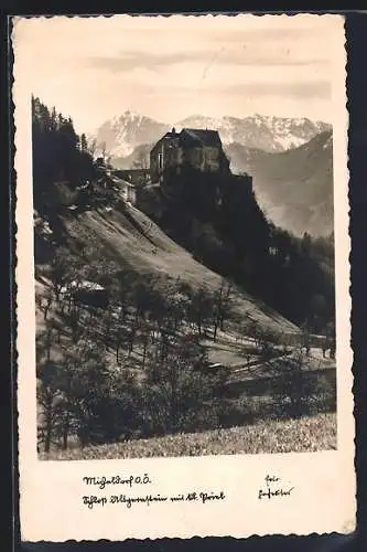 AK Micheldorf /O. Ö., Schloss Altpernstein mit Kleinem Priel