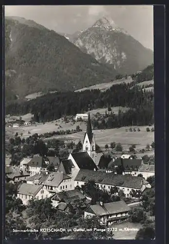 AK Kötschach im Gailtal, Ortsansicht mit Plenge