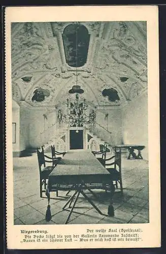 AK Riegersburg, Burg, Der weisse Saal