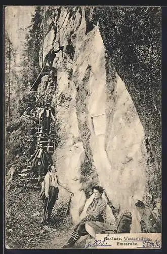 AK Gesäuse, Wasserfallweg, Emesruhe