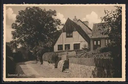 AK Haderslev, Strassenpartie im alten Ortsteil