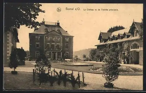 AK Bomal-s-O., Le Château vu de l`entrée principale