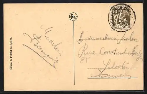 AK Bomal-s-O., Le Château vu de l`entrée principale