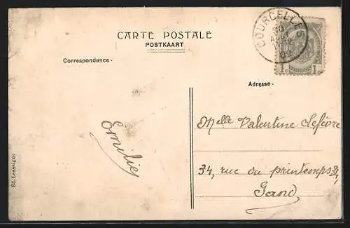 AK Bois-Seigneur-Isaac, Vue du Château, Facade principale