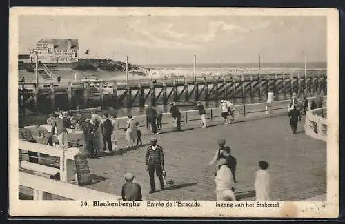 AK Blankenberghe, Entrée de l`Estacade