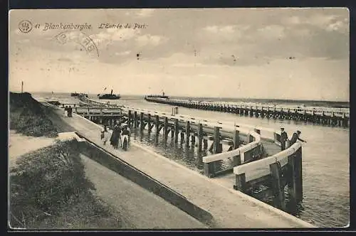 AK Blankenberghe, L`Entrée du Port