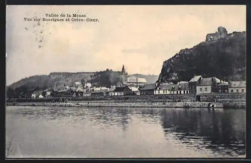 AK Bouvignes /Vallée de la Meuse, Vue sur Bouvignes et Crève-Coeur