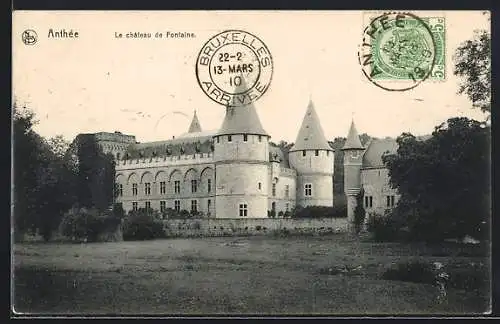 AK Anthée, Le château de Fontaine