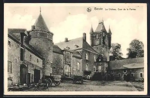 AK Berzée, Le Château, Cour de la Ferme