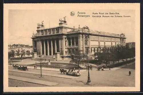 AK Anvers, Musée Royal des Beaux-Arts