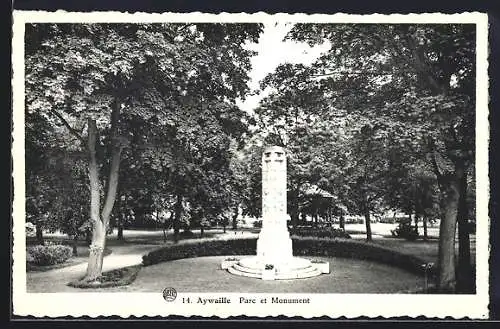 AK Aywaille, Parc et Monument