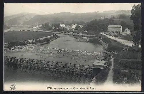 AK Anseremme, Vue prise du Pont