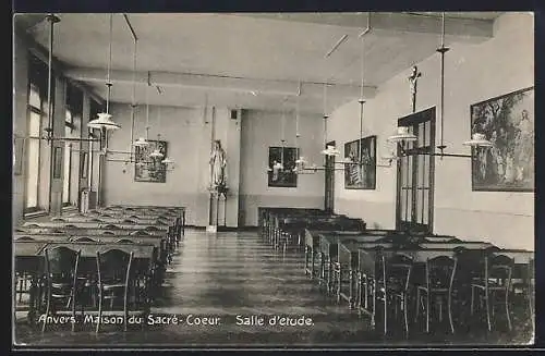 AK Anvers, Maison du Sacré-Coer, Salle d`Etude