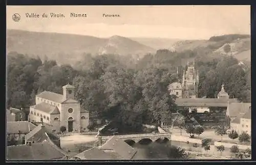 AK Nismes, Vallée du Viroin, Panorama