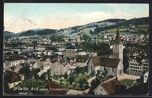 AK St. Gallen, Blick gegen Freudenberg