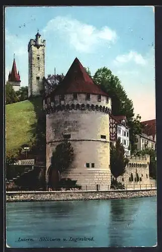 AK Luzern, Nölliturm und Luginsland