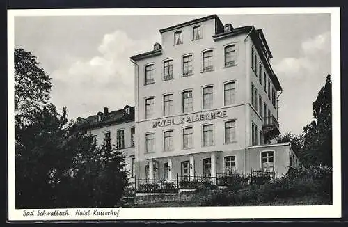 AK Bad Schwalbach, Hotel Kaiserhof