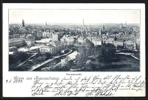 AK Braunschweig, Totalansicht