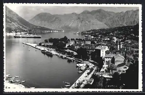 AK Kotor / Cattaro, Panoramablick aus der Luft