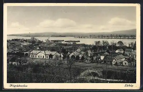 AK Nógrádveröce, Látkép