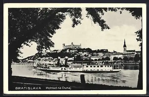 AK Bratislava, Pohl`ad na Dunaj