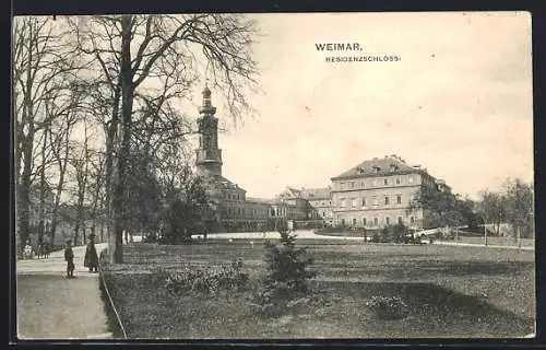 AK Weimar / Thüringen, Residenzschloss