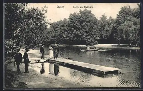 AK Düren, Partie am Stadtpark