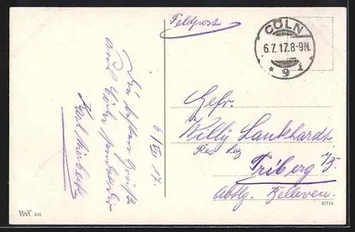 AK Köln, Stadtwappen, Rheinpanorama, Rhein-Dampfer vor dem Dom