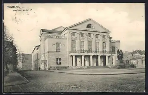 AK Weimar / Thüringen, Grossh. Theater