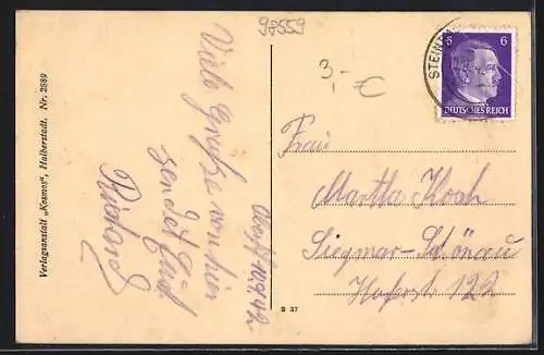 AK Oberhof i. Th., Teilansicht der Ortschaft