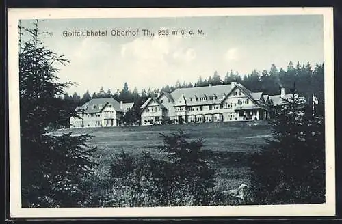 AK Oberhof /Th., Ansicht vom Golfclubhotel