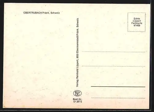 AK Obertrubach /Fränk. Schweiz, Ortsansicht aus der Vogelschau