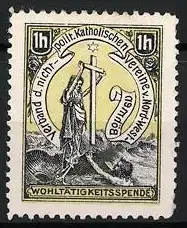 Reklamemarke Nordwest, Wohltätigkeitsspende, Kreuz mit Heiligem