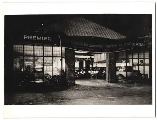 Fotografie Ansicht Blackpool, General Motors Auto Händler Premier Garage, Bolton Street, Buick, Cadillac & Chevrolet