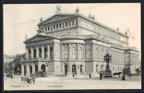 AK Frankfurt a. M., Das Opernhaus