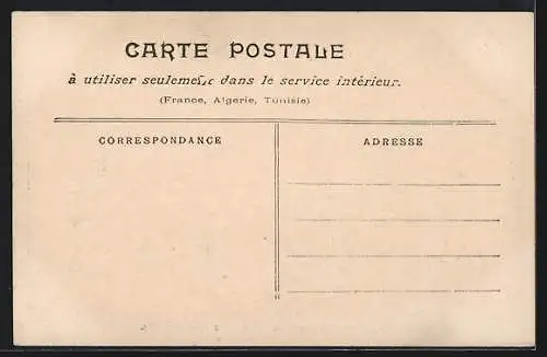 AK Paris, Inondations de Janvier 1910, La ligne des Invalides