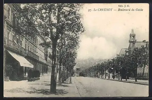 AK Le Creusot, Boulevard du Guide