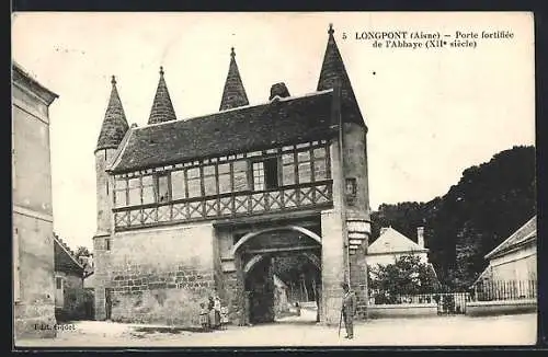 AK Longpont, Porte fortifiée de l`Abbaye