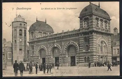 AK Dunkerque, le minek et la tour du Leughenaer