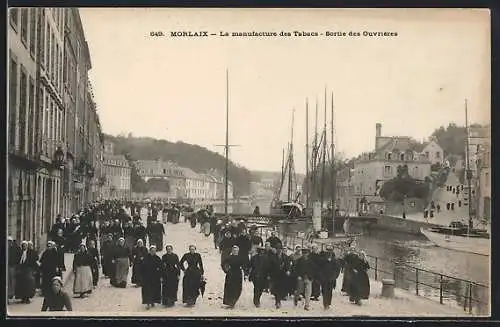 AK Morlaix, La manufacture des Tabacs, Sortie des Ouvrières