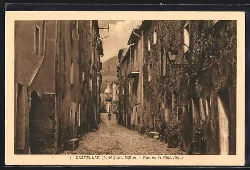 AK Castellar, Rue de la Republique