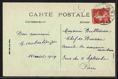 AK Les Sables-d`Olonne, Contre-Torpilleurs sortant du port