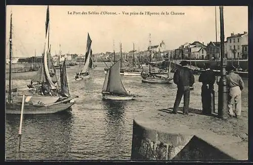 AK Les Sables d`Olonne, Vue prise de l`Eperon de la Chaume