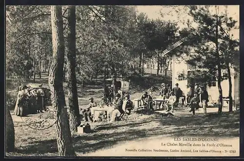 AK Les Sables-d`Olonne, Le Chalet Mireille dans la forêt d`Olonne