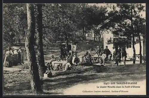 AK Les Sables-d`Olonne, Le Chalet Mireille dans la Forêt d`Olonne