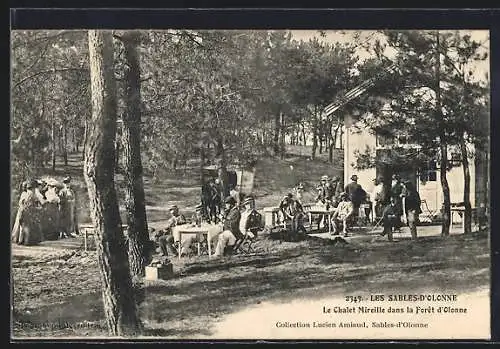 AK Les Sables-d`Olonne, Le Chalet Mireille dans la Forêt d`Olonne