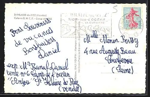 AK St-Hilaire-de-Riez, Vue du camp de l`océan dans la forêt de pins