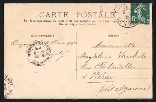 AK Pouzauges, le Bois de la Folie, point d`observation pendant la Révolution