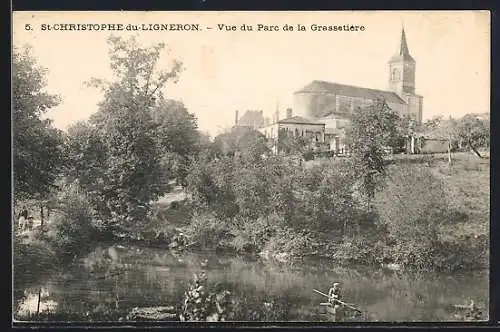 AK St. Christophe-du-Ligneron, Vue du Parc de la Grassetière